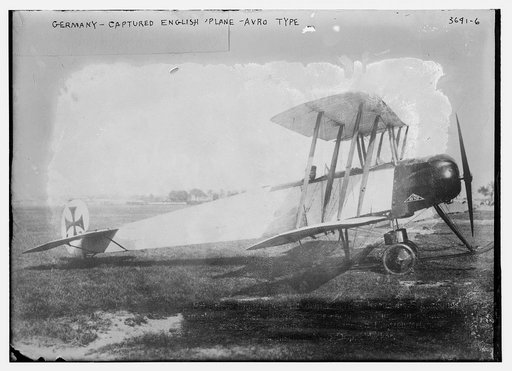 Germany -- Captured English Plane -- Avro type