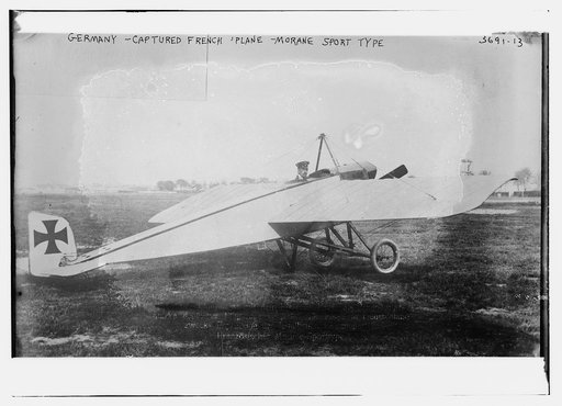 German -- Captured French Plane -- Morane Sport type