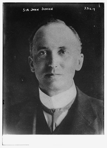 Sir John Simon, 1/3/16