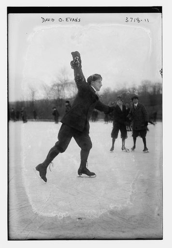 David O. Evans -- ice skating