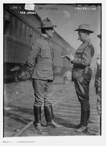 Gen. Speaks, Maj. Palmer