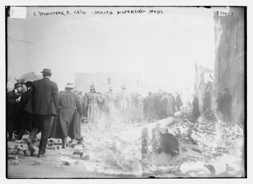 E. Youngstown, O., 1/8/16 -- Militia Dispersing mobs