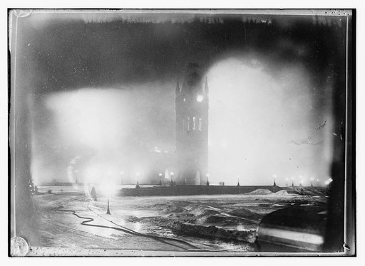 Burning Parliament Bldg, Ottawa