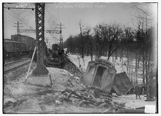 New Haven R.R.[i.e. Railroad] wreck, 2/22/16