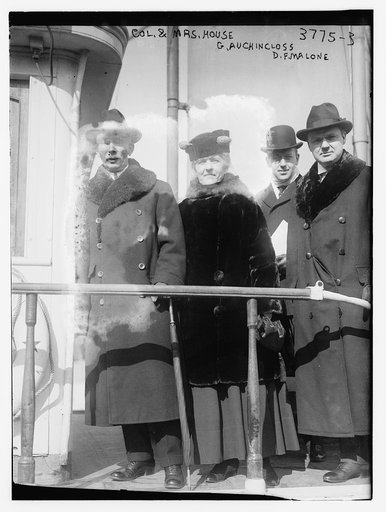 Col. & Mrs. House; G. Auchincloss; D.F. Malone