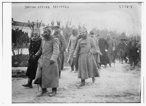 Servian [i.e., Serbian] officer refugees