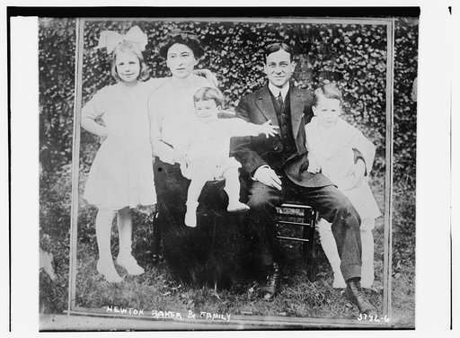 Newton Baker & family