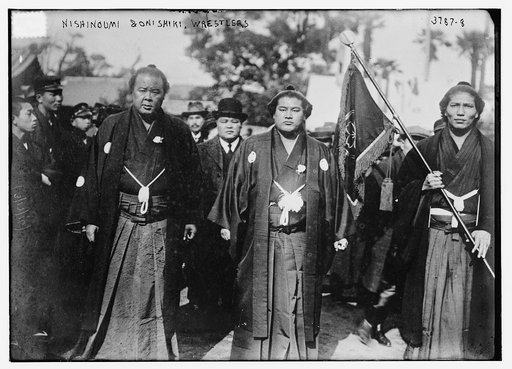 Nishinoumi & Onishiki, wrestlers