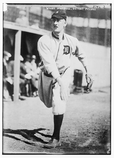 Wiley Marshall, spring prospect pitcher, Detroit AL (baseball)