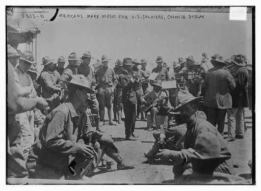 Mexicans make music for U.S. soldiers, Colonia Dublan