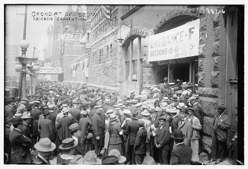 Crowd at Coliseum, Chicago Convention