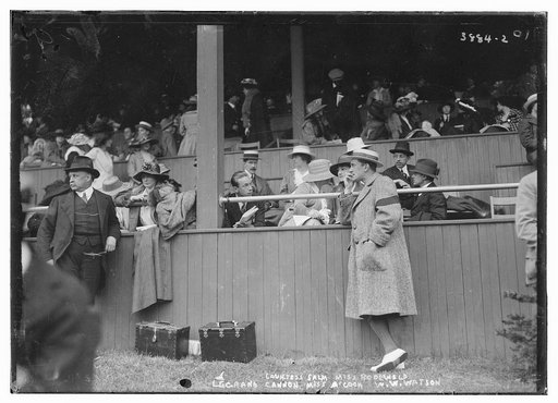 Countess Salm, Miss Rodeweld, Legrand Cannon, Miss McCook, W.W. Watson [spectators