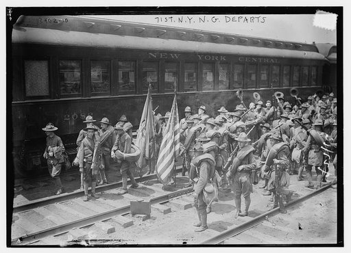 71st N.Y.N.G. departs