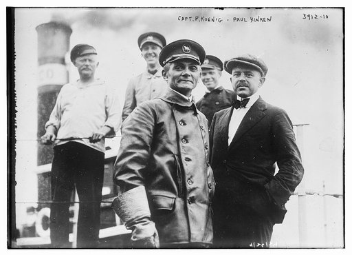 Capt. P. Koenig, Paul Hinken [i.e. Hilken