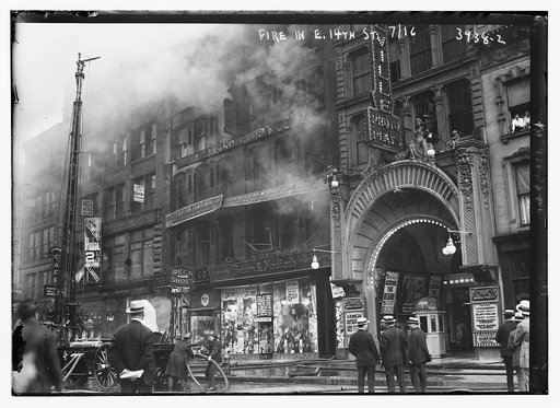 Fire in E. 14th St.