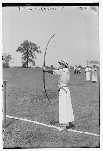 Dr. M.S. Crockett [bow & arrow