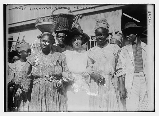 West Indies, natives & tourist -- Kingston