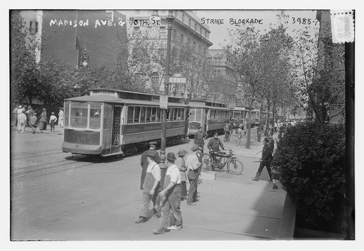 Madison Ave. & 70th St., Strike blockade