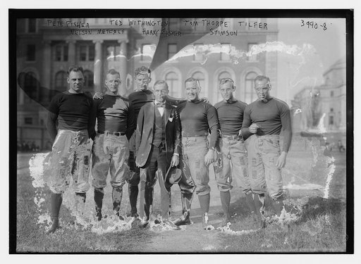 Pete Fisher, Ted Withington, Tom Thorpe, Tilfer, Nelson Metcalf, Harry Fisher, Stimson