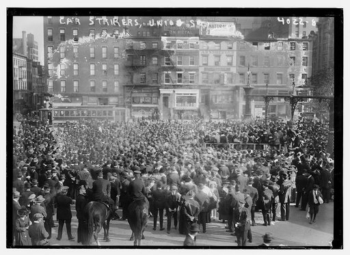 Car strikers, Union Sq.