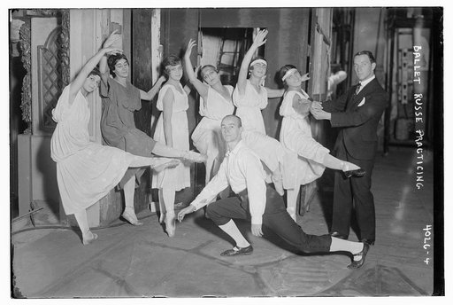 Ballet Russe practicing