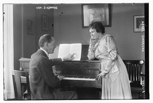 Geo. Siemonn, Mabel Garrison