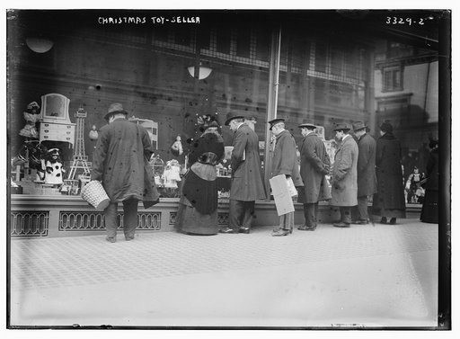 Christmas toy-seller