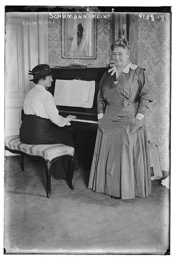 Edith Evans, Schumann-Heink