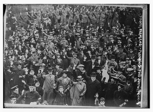 Friary Park, Eng., Pledging food support