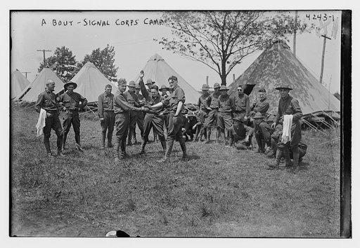 A bout -- Signal Corps camp