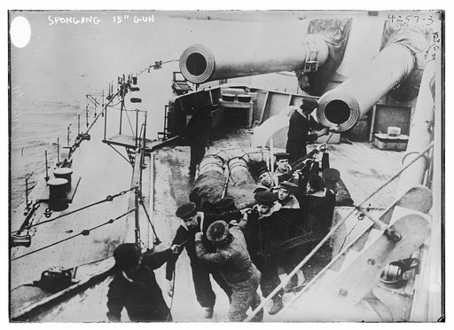 Sponging 15" gun