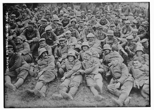 German prisoners, Messines Ridge