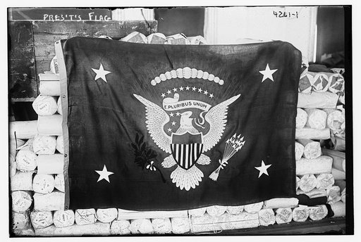 Pres't's [i.e. President's] flag
