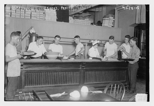Making army cooks, Pratt Institute