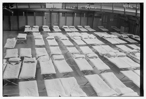 Bunks in gym