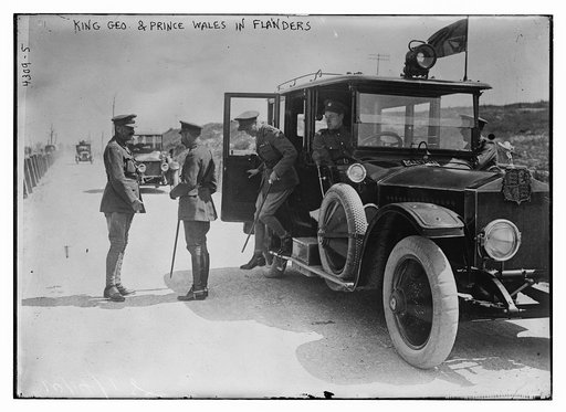 King Geo. & Prince Wales in Flanders