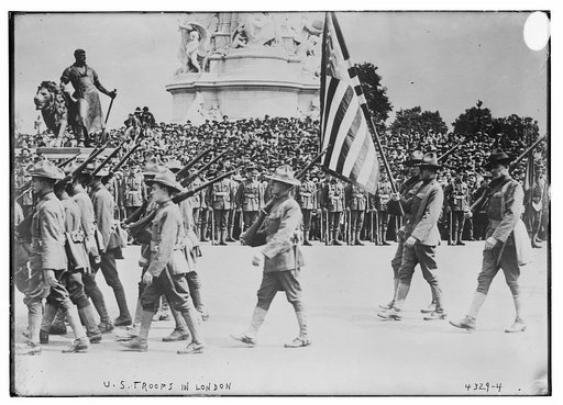 U.S. troops in London