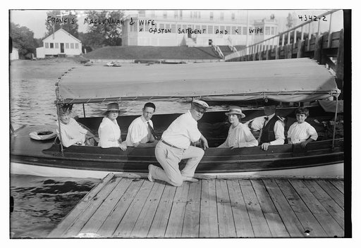 Francis Maclennan & wife [with] Gaston Sargent & wife