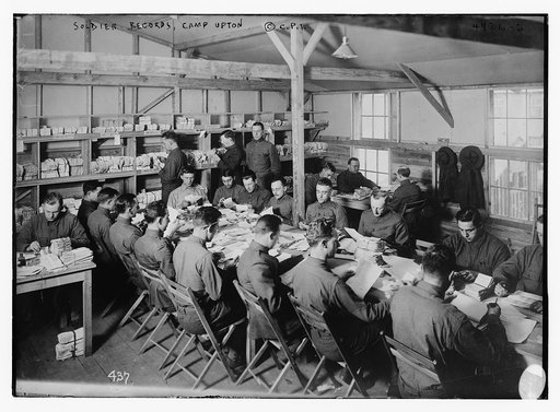 Soldier records, Camp Upton