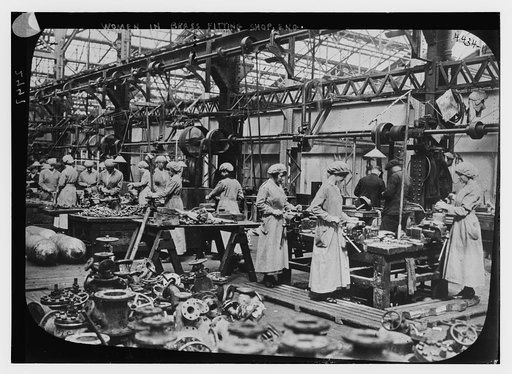 Women in brass fitting shop, Eng. [i.e. England