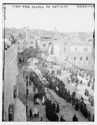 View from church on [i.e. of] Nativity