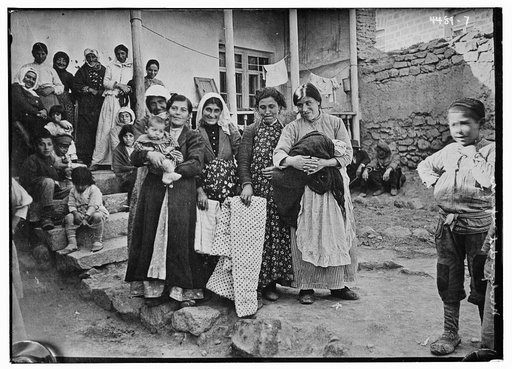Newly clad refugees