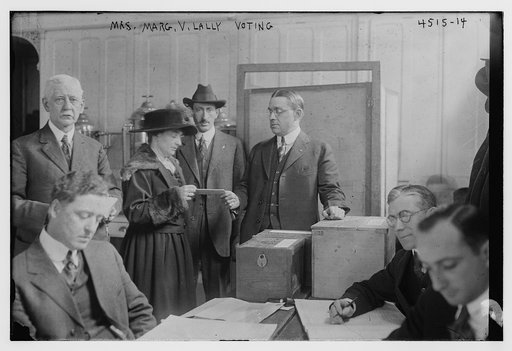 Mrs. Marg. V. Lally voting