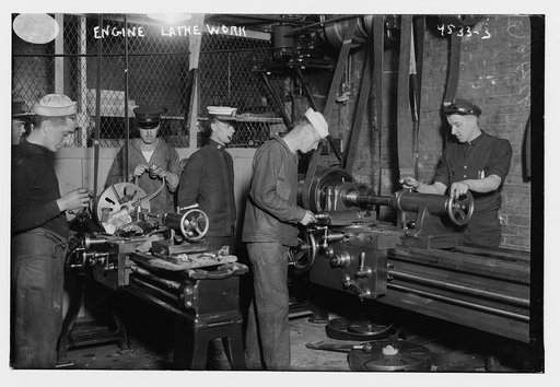 Engine lathe work
