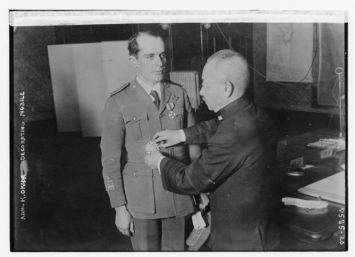 Adm. K. Okada decorating Nobile