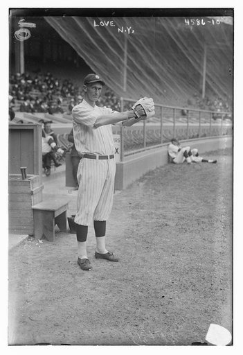 Edward "Slim" Love, New York AL (baseball)