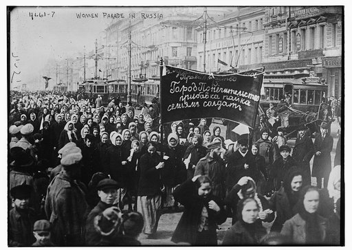 Women parade in Russia