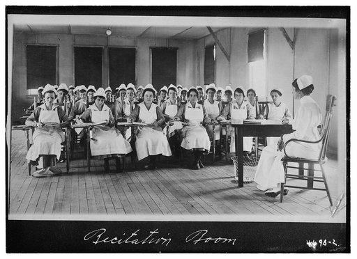 Army School of Nursing, Camp Wadsworth, S.C.] -- recitation room
