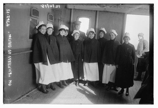 On "Empress of Britain" [nurses