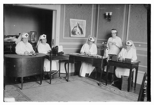 Red Cross workers